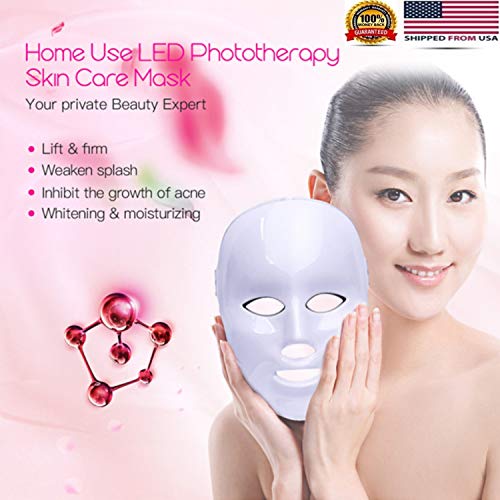 VLiXXO 7 Colors PDT Photon Light Therapy Facial & Neck Mask Korea...