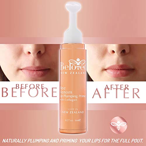 Beloved NZ All Natural Bee Venom Lip Plumping Primer Anti-Aging C...