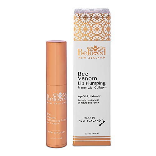 Beloved NZ All Natural Bee Venom Lip Plumping Primer Anti-Aging C...