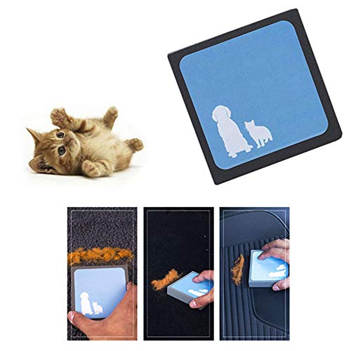 1Pcs Pet Hair Cleaner, Reusable Hair Fur Remover for Pet Dogs Cat...
