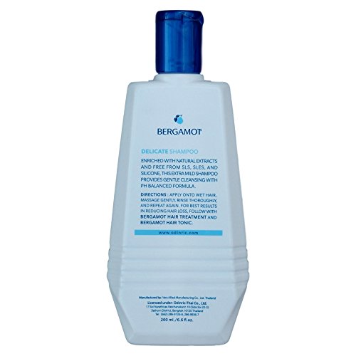 Bergamot Delicate Shampoo Prevents Hair Loss 200ml
