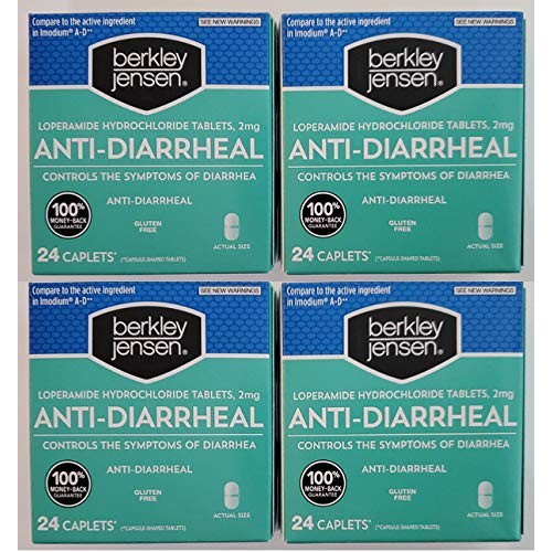 Berkley Jensen Anti-Diarrheal Medicine Loperamide Hydrochloride T...