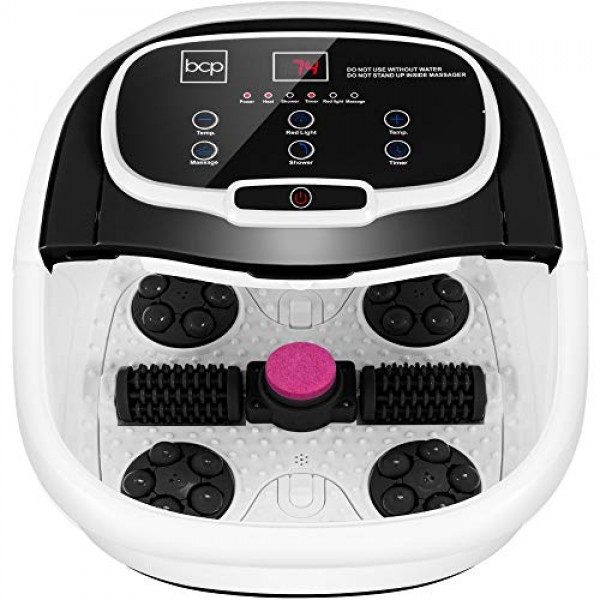 Best Choice Products Motorized Foot Spa Bath Massager, Adjustable...