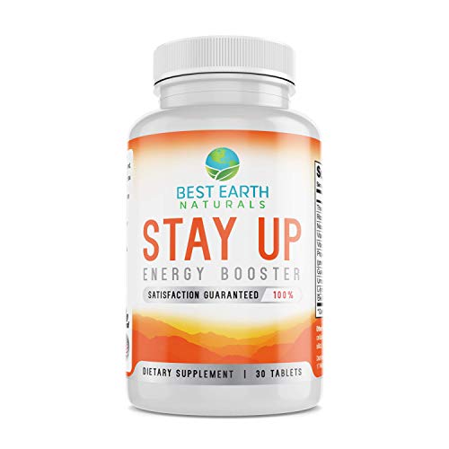 Stay Up Energy Booster Energy Vitamins with Guarana, B Vitamins a...