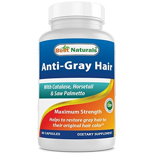 Best Naturals Anti Gray Hair Formula, 60 Count pack of 2