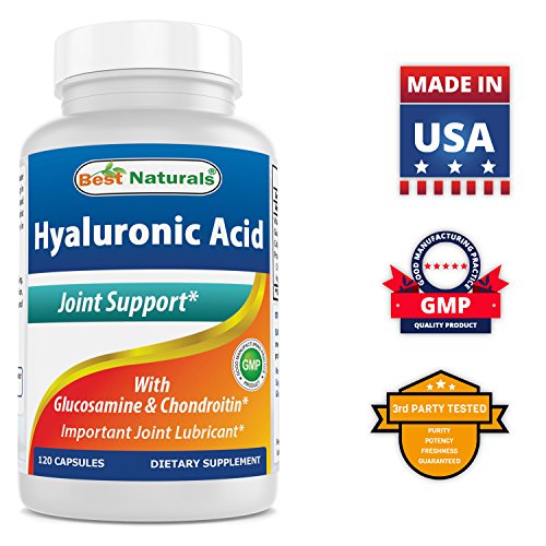 Best Naturals Hyaluronic Acid 100 mg 120 Capsules - Support Healt...