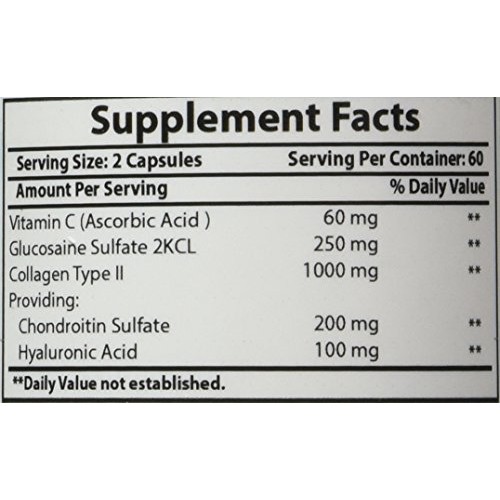 Best Naturals Hyaluronic Acid 100 mg 120 Capsules - Support Healt...