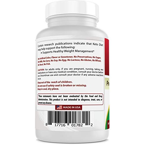 Best Naturals Keto Diet Pills Exogenous Ketones BHB Supplement, 2...