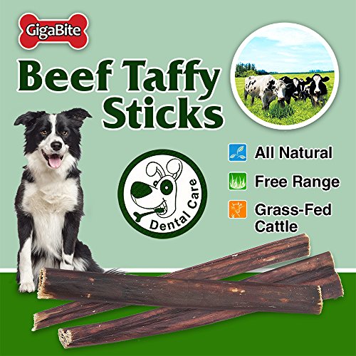 Best Pet Supplies GigaBite Free Range Bully Taffy Esophagus Gulle...