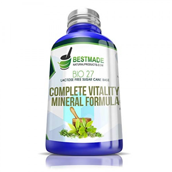 Complete Vitality Mineral Formula Bio 27, 300 pellets, Energy Boo...