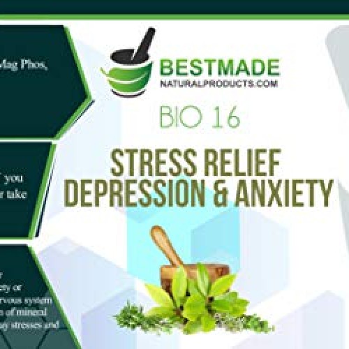 Stress Relief, Depression & Anxiety Bio16, 300 pellets, Effective...