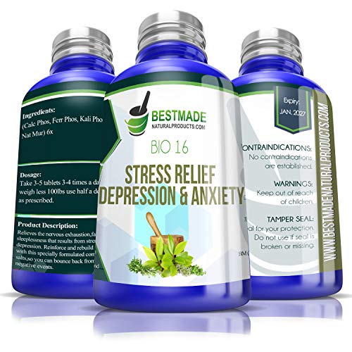 Stress Relief, Depression & Anxiety Bio16, 300 pellets, Effective...