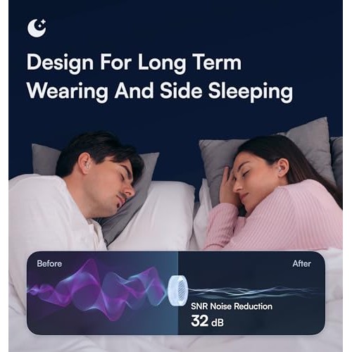 BET SLUMBUR Sleep Ear Plugs - Quick 15-Second Ear Pressure Balanc...