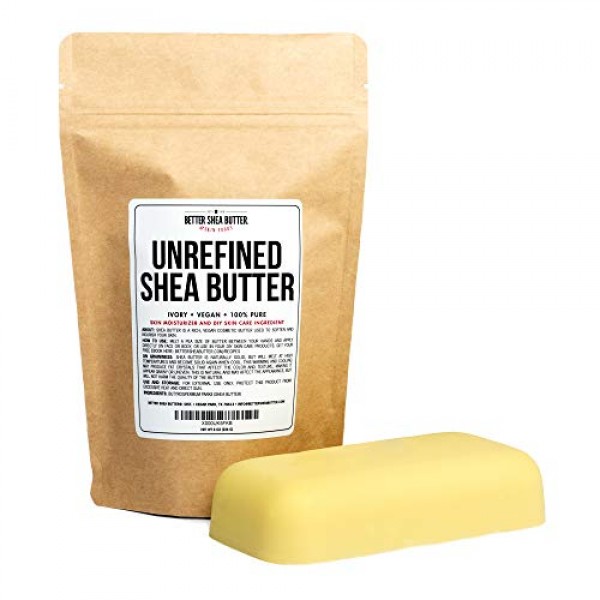 Unrefined African Shea Butter - Ivory, 100% Pure & Raw - Moisturi...