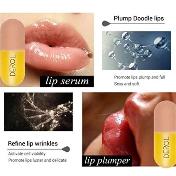 2PCS Natural Lip Plumper, Lip Enhancer, Lip Plumping Balm, Moistu...