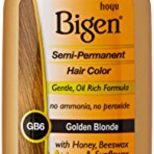 Bigen Semi Permanent Hair Color BSPGB6 Golden Blonde, 3 Fl Oz