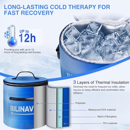 BilinavyNew Portable Ice Therapy Machine for Knee After Surgery, ...