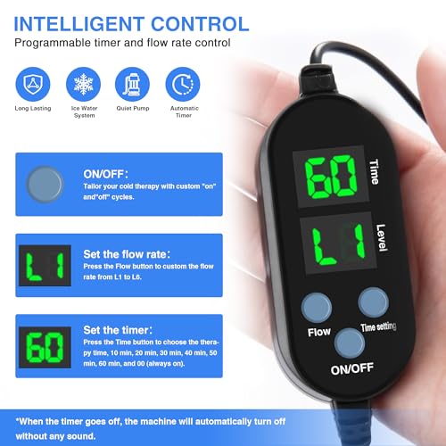 BilinavyNew Portable Ice Therapy Machine for Knee After Surgery, ...