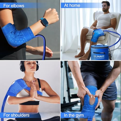 BilinavyNew Portable Ice Therapy Machine for Knee After Surgery, ...
