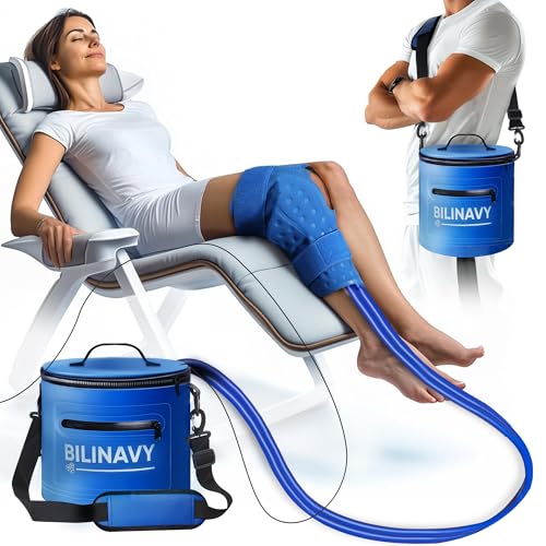 BilinavyNew Portable Ice Therapy Machine for Knee After Surgery, ...