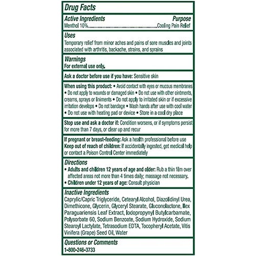 Biofreeze Pain Relief Cream, 3 oz. Jar