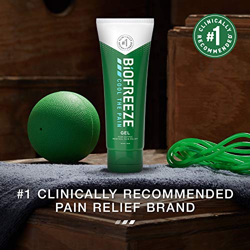 Biofreeze Pain Relief Gel, 4 oz. Tube, Pack of 2 Packaging May V...
