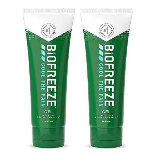 Biofreeze Pain Relief Gel, 4 oz. Tube, Pack of 2 Packaging May V...