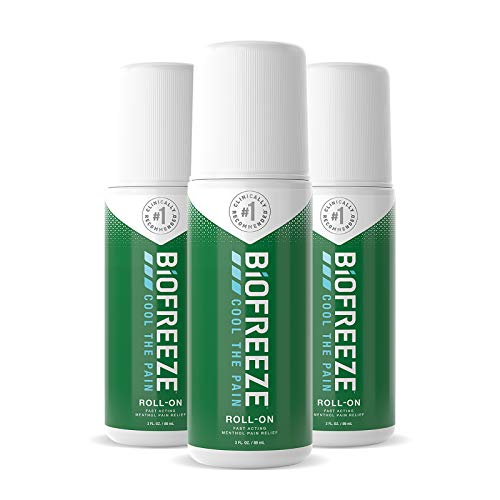 Biofreeze Pain Relief Roll-On, 3 oz. Roll-On, Fast Acting, Long L...