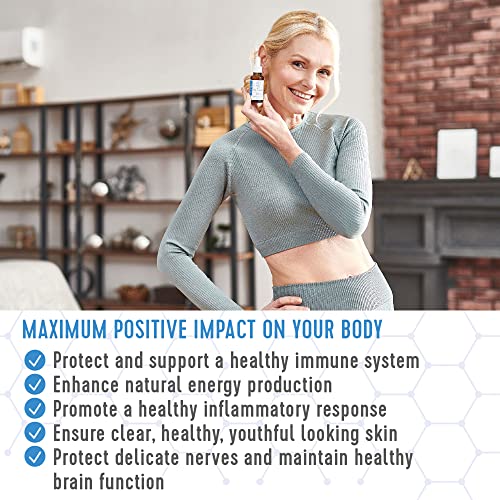 BIOFULLERENE Antioxidant Anti-Aging Supplement - Waterbased C60 F...