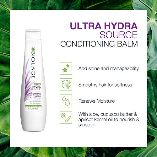 BIOLAGE Ultra Hydrasource Anti-Frizz Conditioning Balm For Very D...