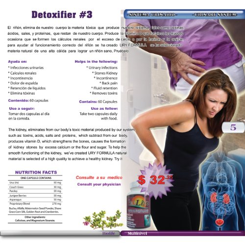 Ultra Kidney Detox 30 Capsules Clean the Urinary System 100% Natu...