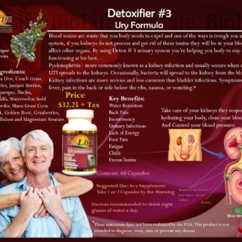 Ultra Kidney Detox 30 Capsules Clean the Urinary System 100% Natu...