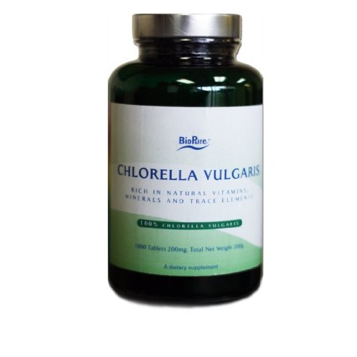 BioPure Chlorella Vulgaris 200 mg - 1000 Tablets
