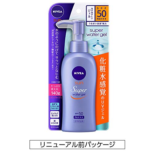 Nivea Sun Protect Super Water Gel SPF 50/PA+++ Face & BodyPump ...