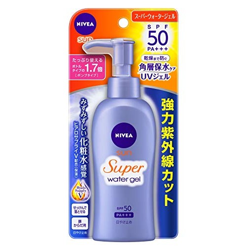 Nivea Sun Protect Super Water Gel SPF 50/PA+++ Face & BodyPump ...