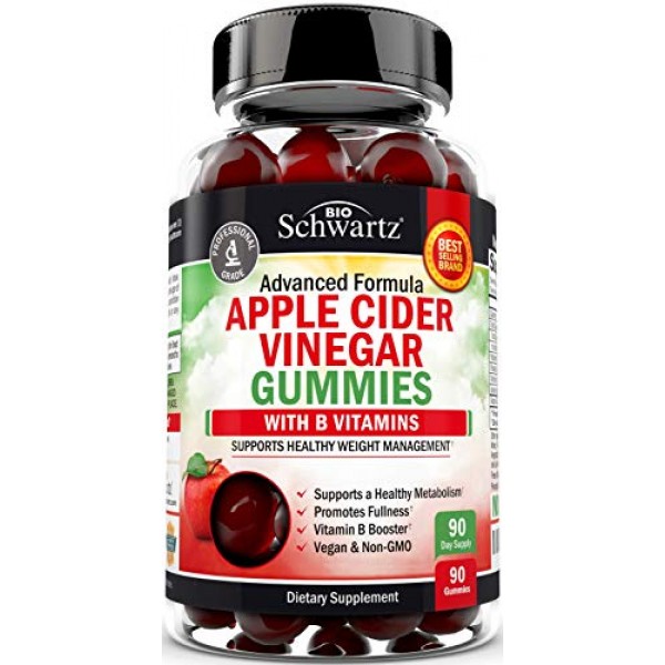 Apple Cider Vinegar Gummies for Weight Loss - ACV Gummies with Th...