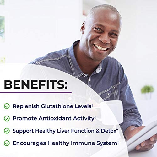 Glutathione Supplement with Vitamin C Milk Thistle Alpha Lipoic A...