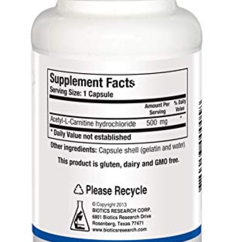 Biotics Research Acetyl L Carnitine Athletic Strength, Neuroprote...