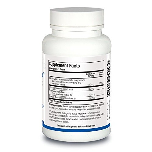 Biotics Research Bio C Plus Provides VIT C as Mixed Mineral Ascor...