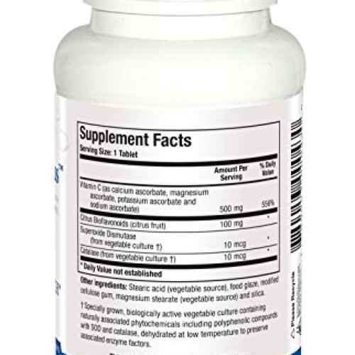 Biotics Research Bio C Plus Provides VIT C as Mixed Mineral Ascor...