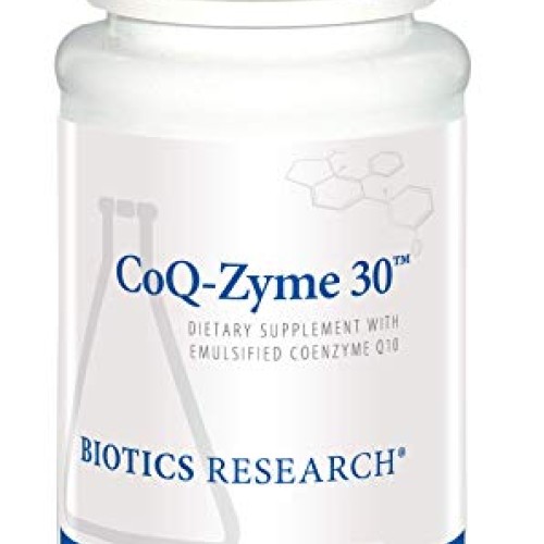 Biotics Research CoQZyme 30 Milligram of emulsified coenzyme Q10 ...