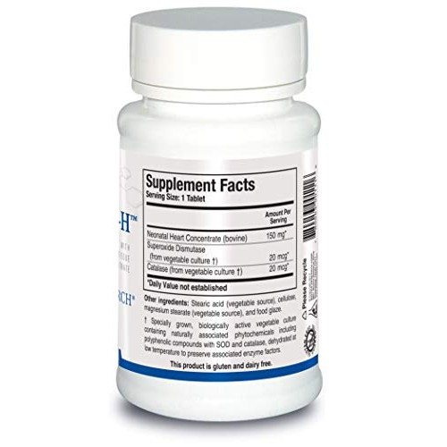 Biotics Research Cytozyme H Glandular Cardiovascular Support. Bov...