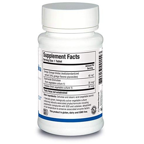 Biotics Research Ginkgo Biloba Standardized 24% Ginkgo Biloba Per...