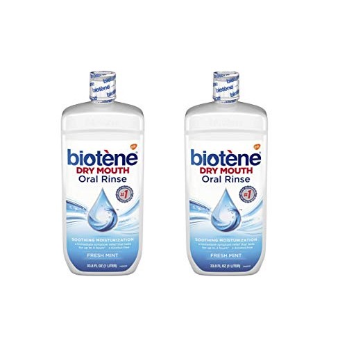 Biotene Fresh Mint Moisturizing Oral Rinse Mouthwash, Alcohol-Fre...