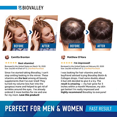 Collagen Peptides & Biotin Drops - Made in USA - Vital Proteins C...