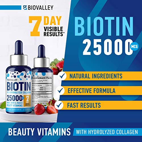 Collagen Peptides & Biotin Drops - Made in USA - Vital Proteins C...