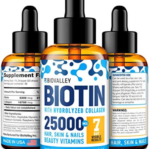 Collagen Peptides & Biotin Drops - Made in USA - Vital Proteins C...