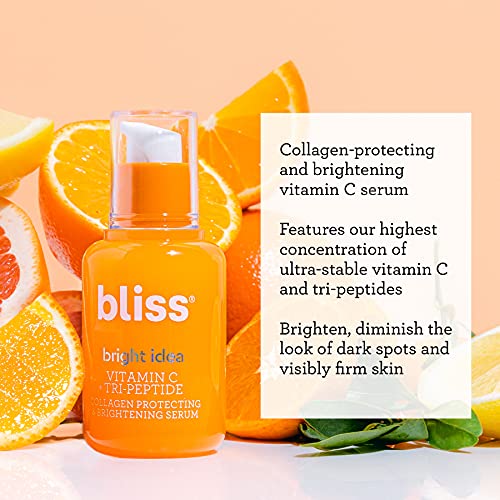 Bliss Bright Idea Vitamin C & Tri-Peptide Collagen-Protecting & B...