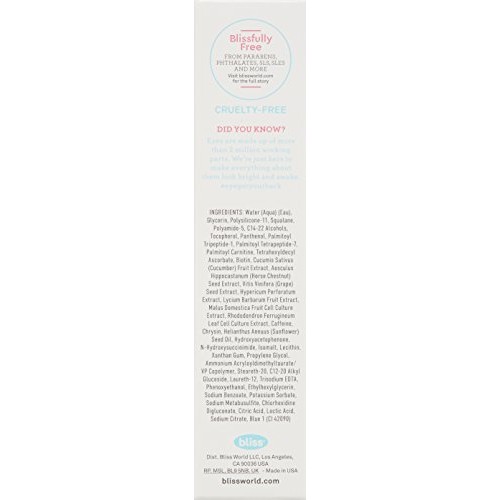 bliss Eye Do All Things Hydrating Eye Gel Depuff & Brighten Strai...