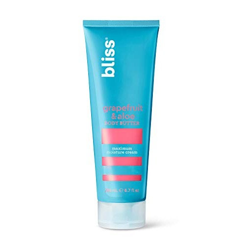 bliss Grapefruit & Aloe Body Butter, Maximum Moisture Cream for D...